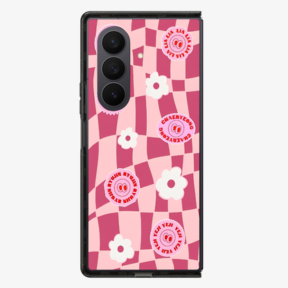 ITZY Pink Samsung Z Fold Phone Case
