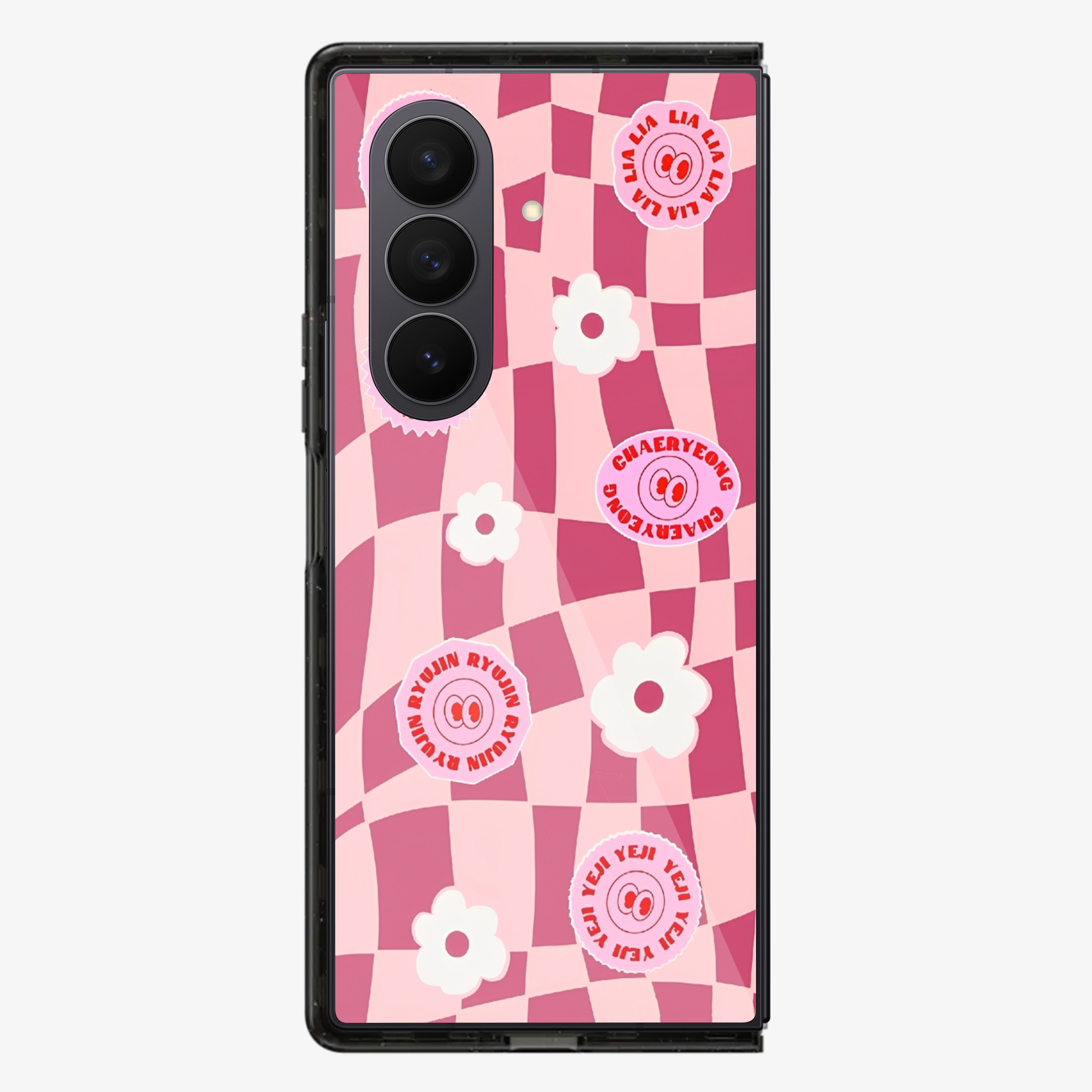 ITZY Pink Samsung Z Fold Phone Case