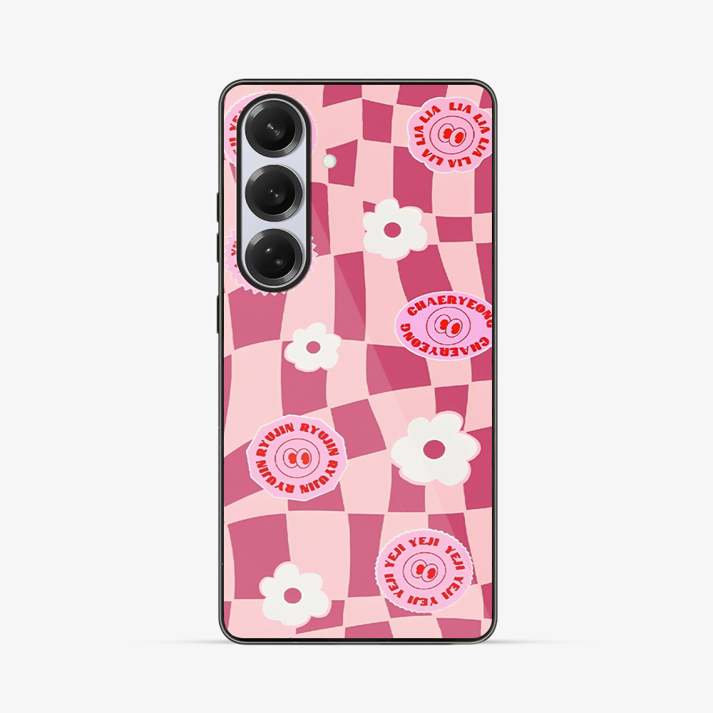 ITZY Pink Samsung Phone Case Glass Case