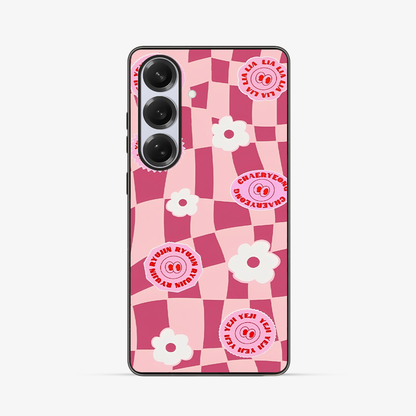 ITZY Pink Samsung Phone Case Clear Silicone Case