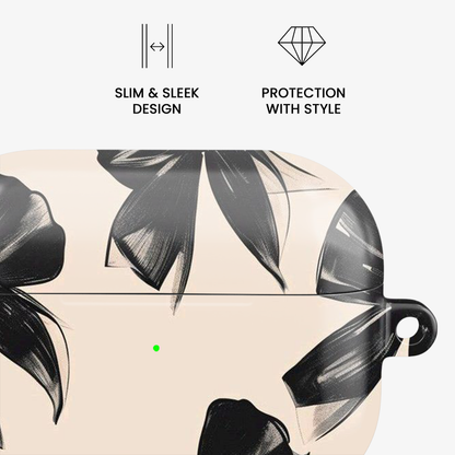 Coquette Black Bow Airpods Case