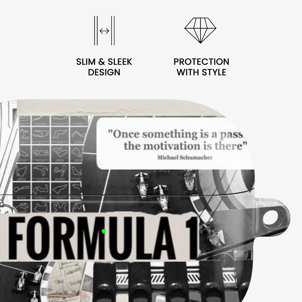 Formula 1 Sticker Airpods Case