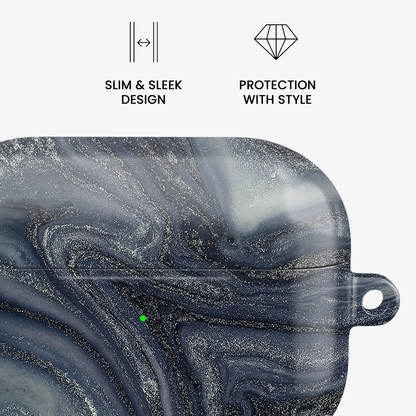 Navy Trench Airpods Case