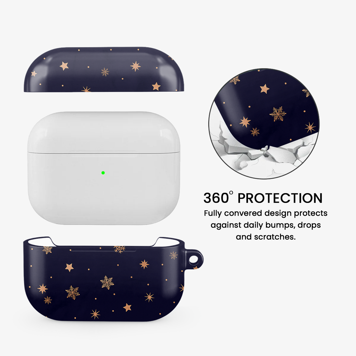Midnight Kiss Airpods Case
