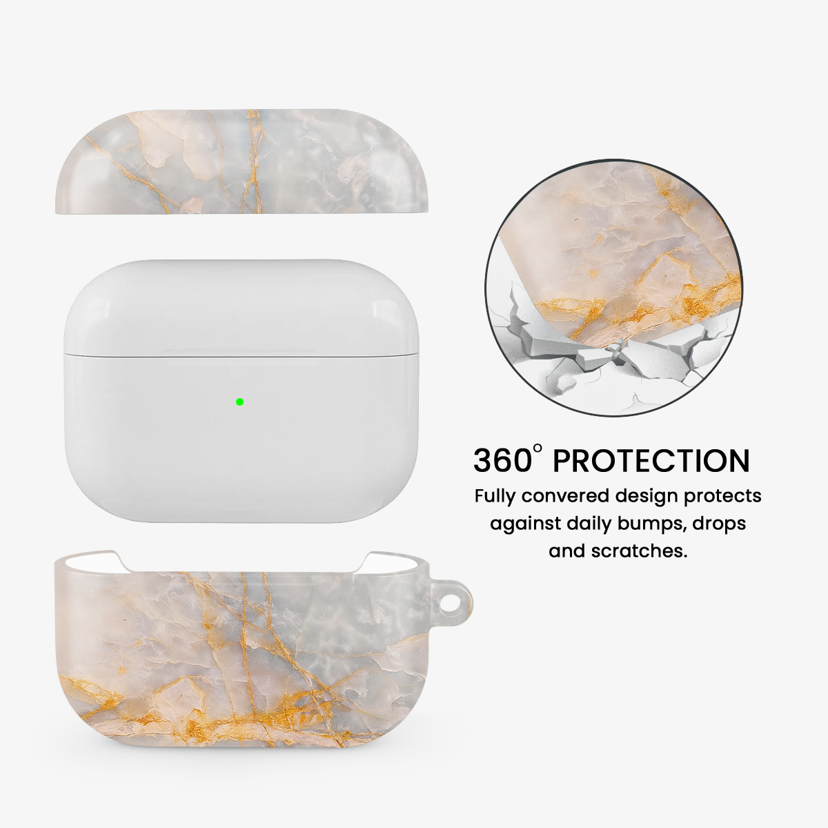 Shallow Sea Airpods Case