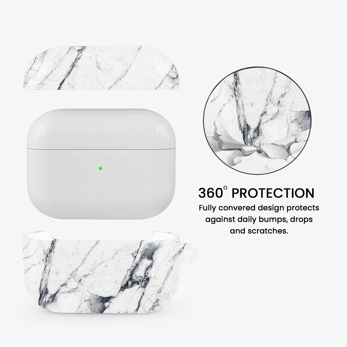 Stain White Airpods Case