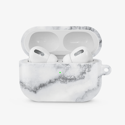 White Winter Airpods Case