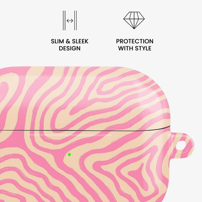 Pink Shores Airpods Case