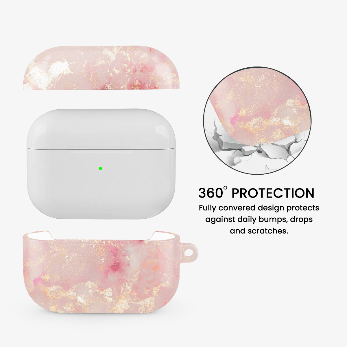 Coral Airpods Case