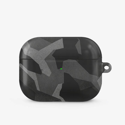 Night Black Camouflage Airpods Case