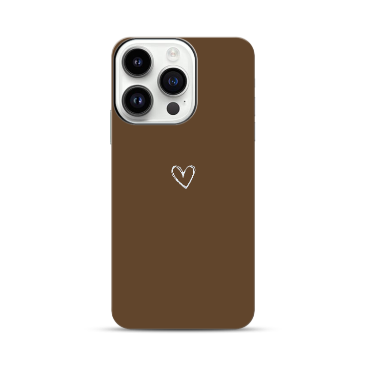 Brown Heart Case