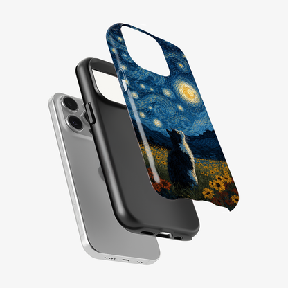 Over The Moon Cat Phone Case