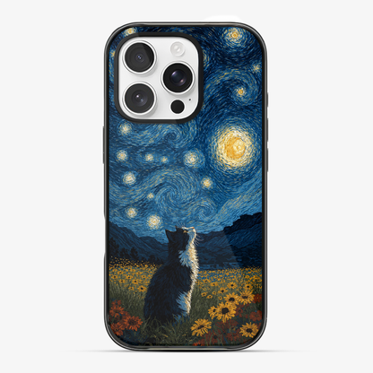Over The Moon Cat Phone Case