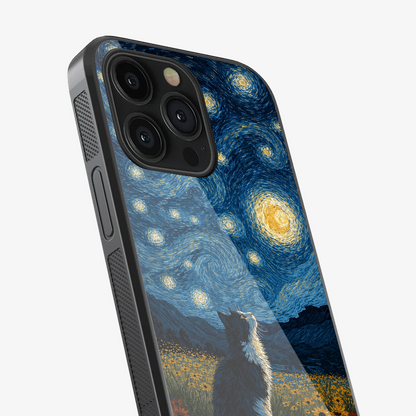 Over The Moon Cat Phone Case