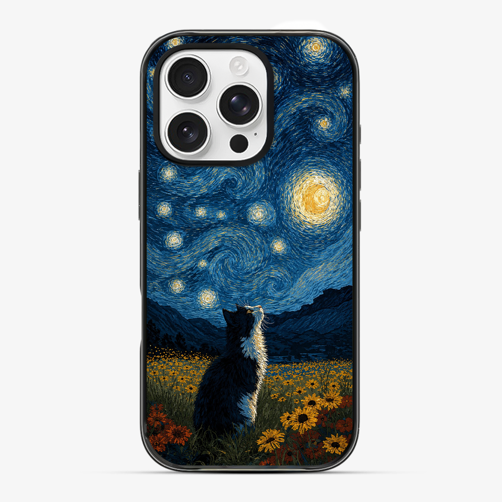 Over The Moon Cat Phone Case