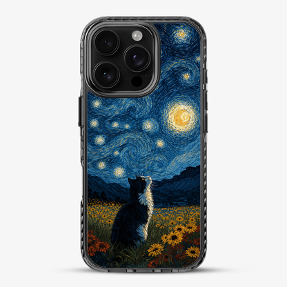 Over The Moon Cat Phone Case