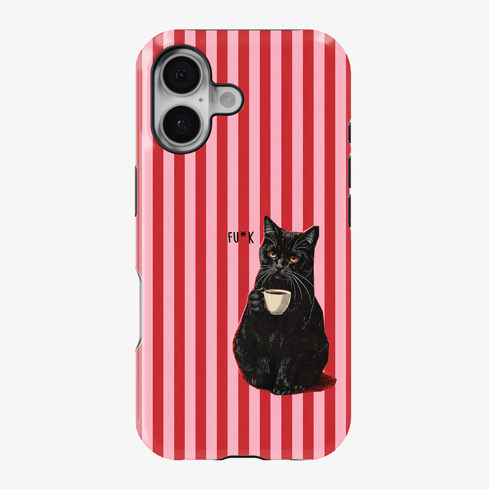 Stripe Meowt Phone Case