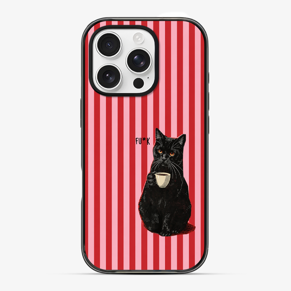 Stripe Meowt Phone Case