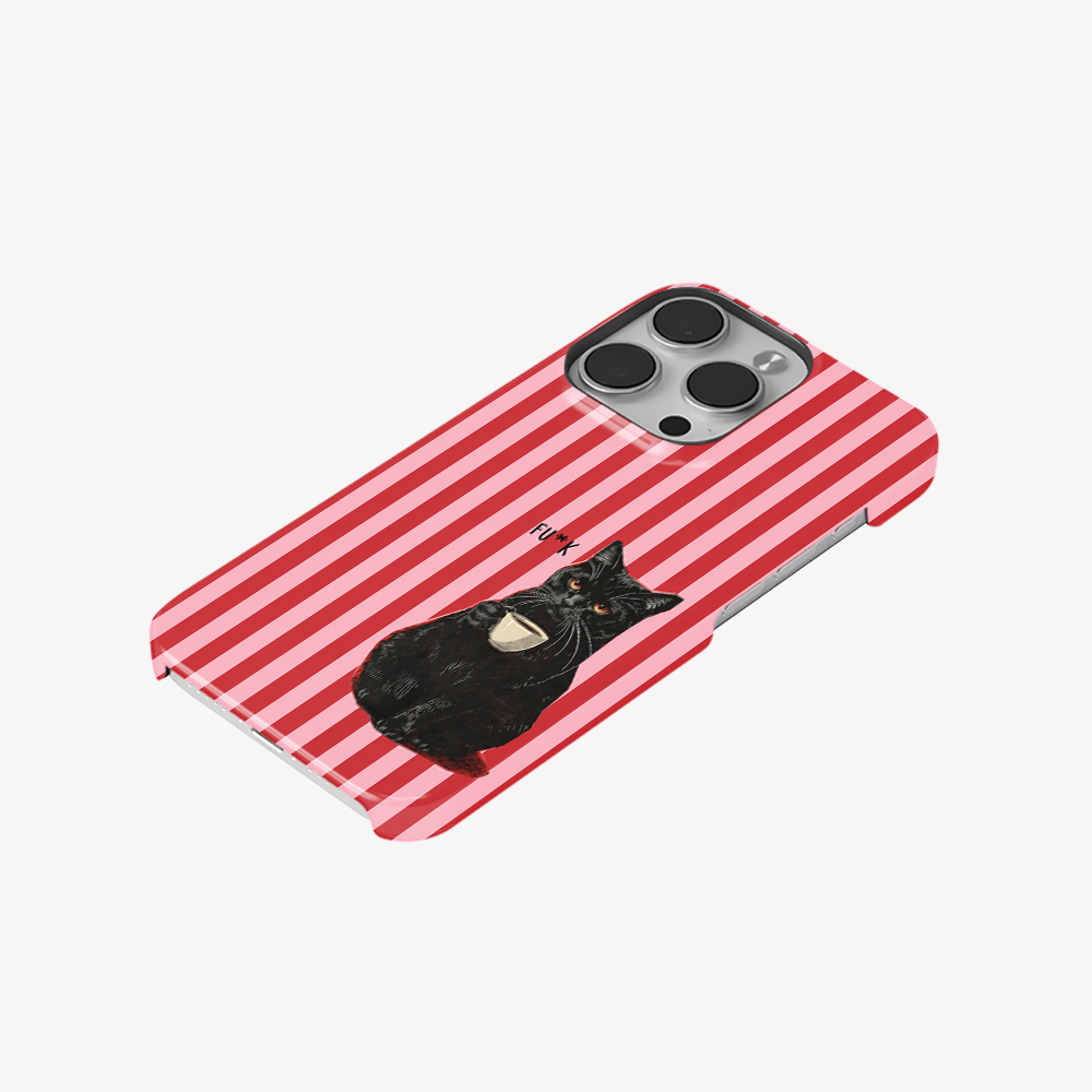 Stripe Meowt Phone Case