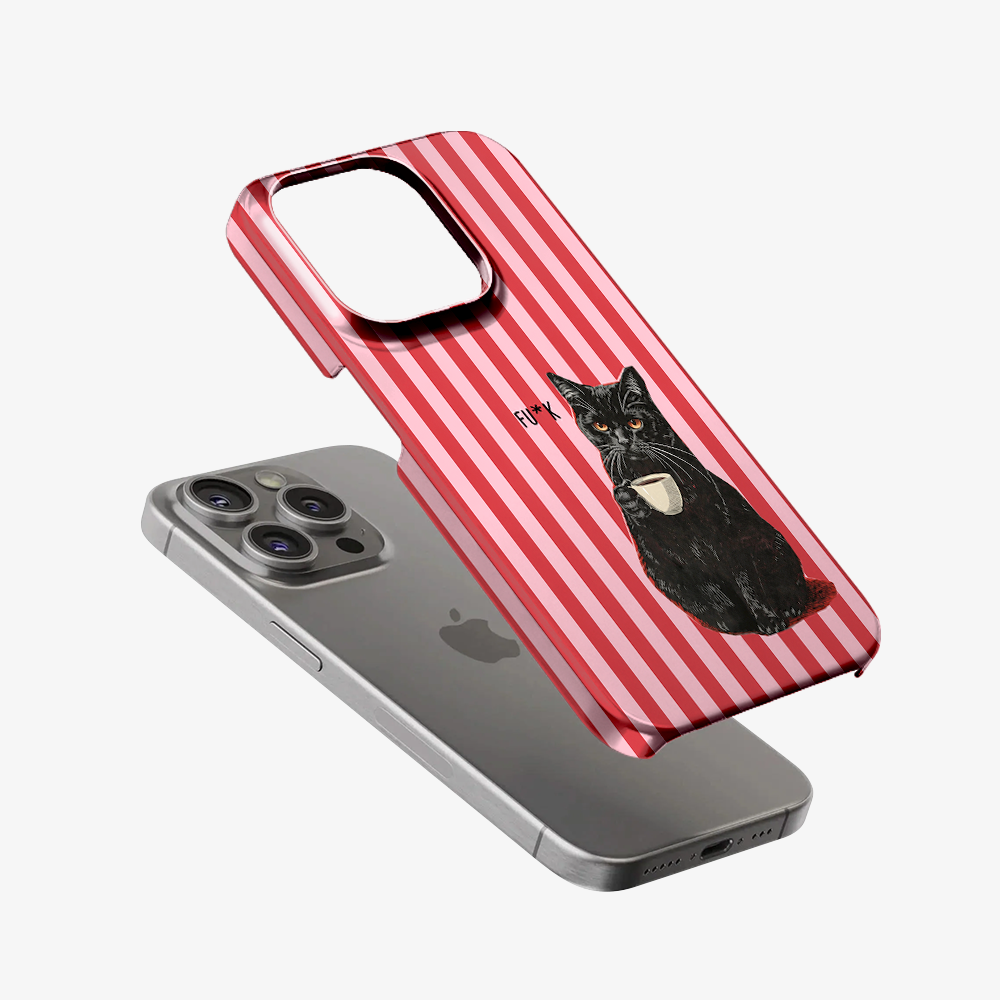 Stripe Meowt Phone Case