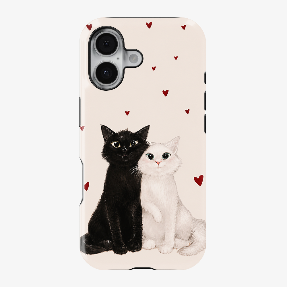 You, Me & The Cat Phone Case
