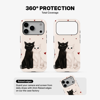 You, Me & The Cat Phone Case
