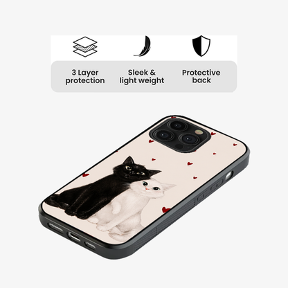 You, Me & The Cat Phone Case