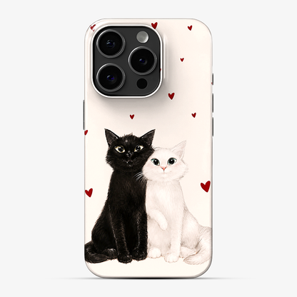 You, Me & The Cat Phone Case