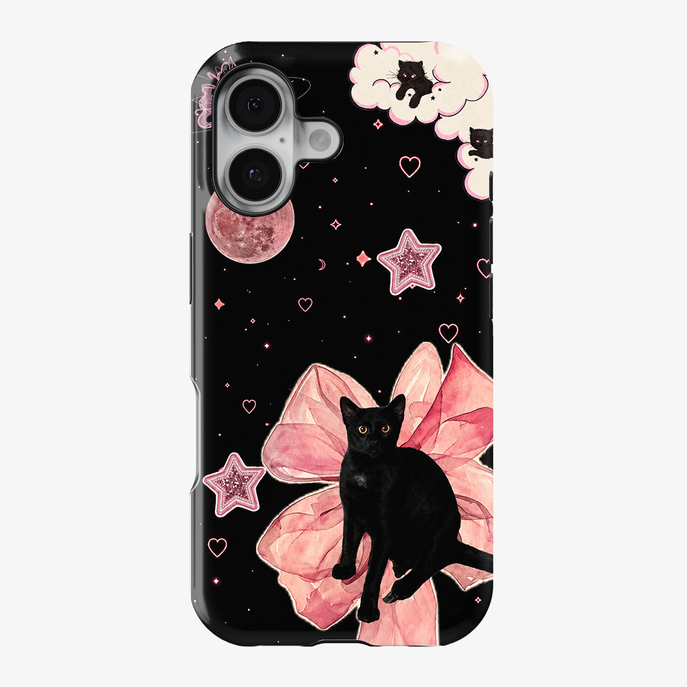 Cosmic Cat Energy Phone Case