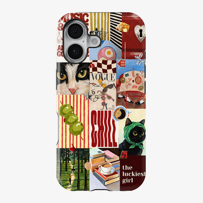 The Cat's Playlist Phone Case