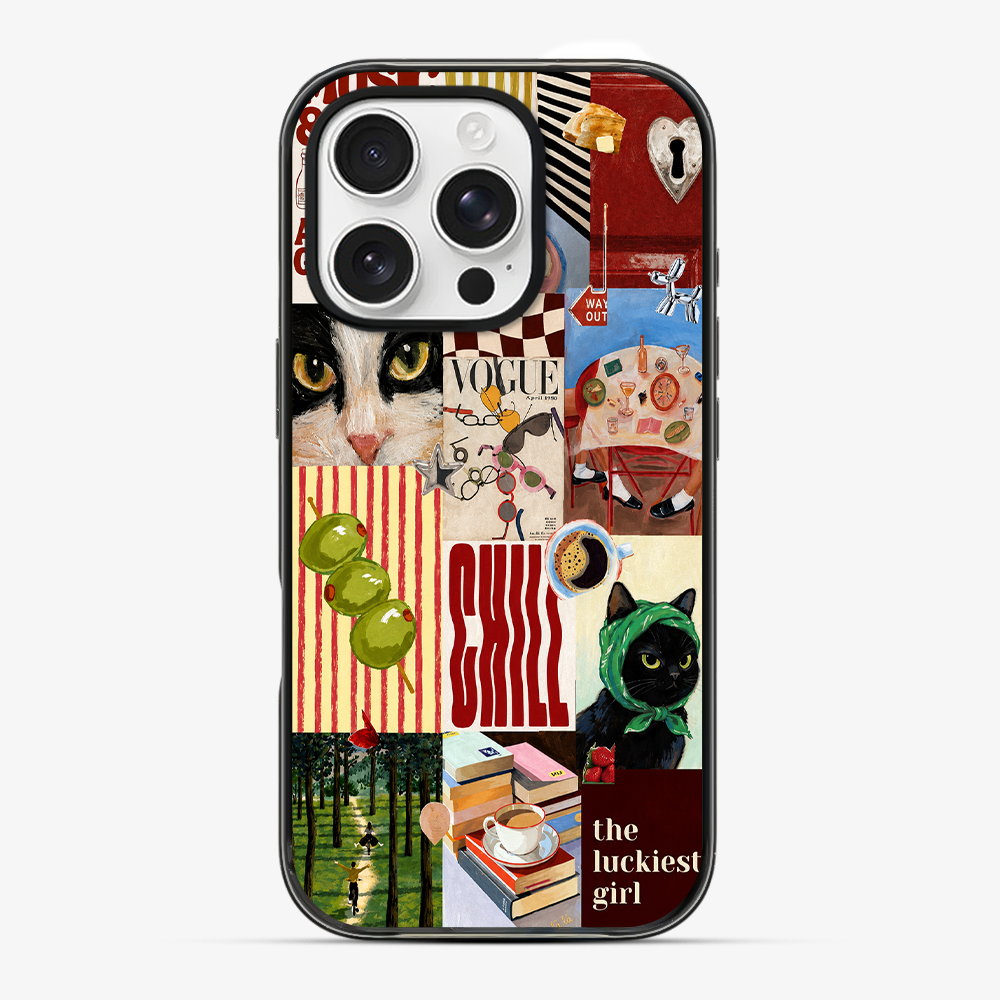 The Cat's Playlist Phone Case