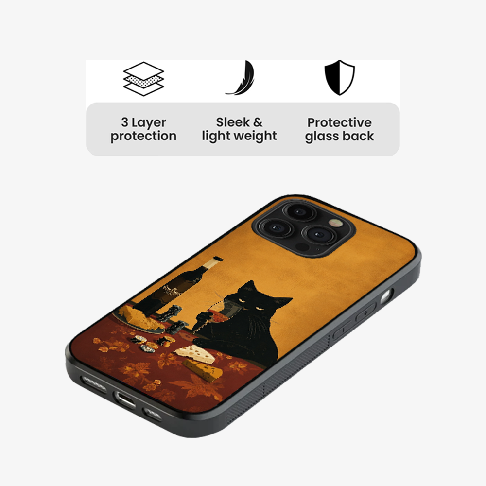 Wine & Whiskers Phone Case