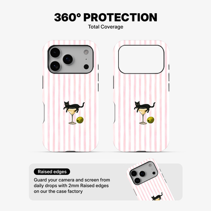 Martini Meow Phone Case
