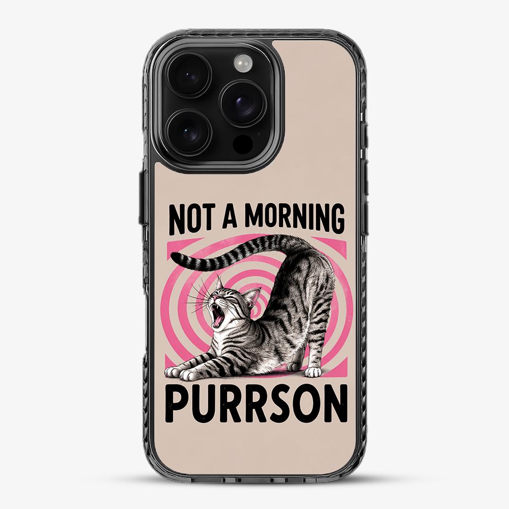 Not A Morning Purrson Phone Case