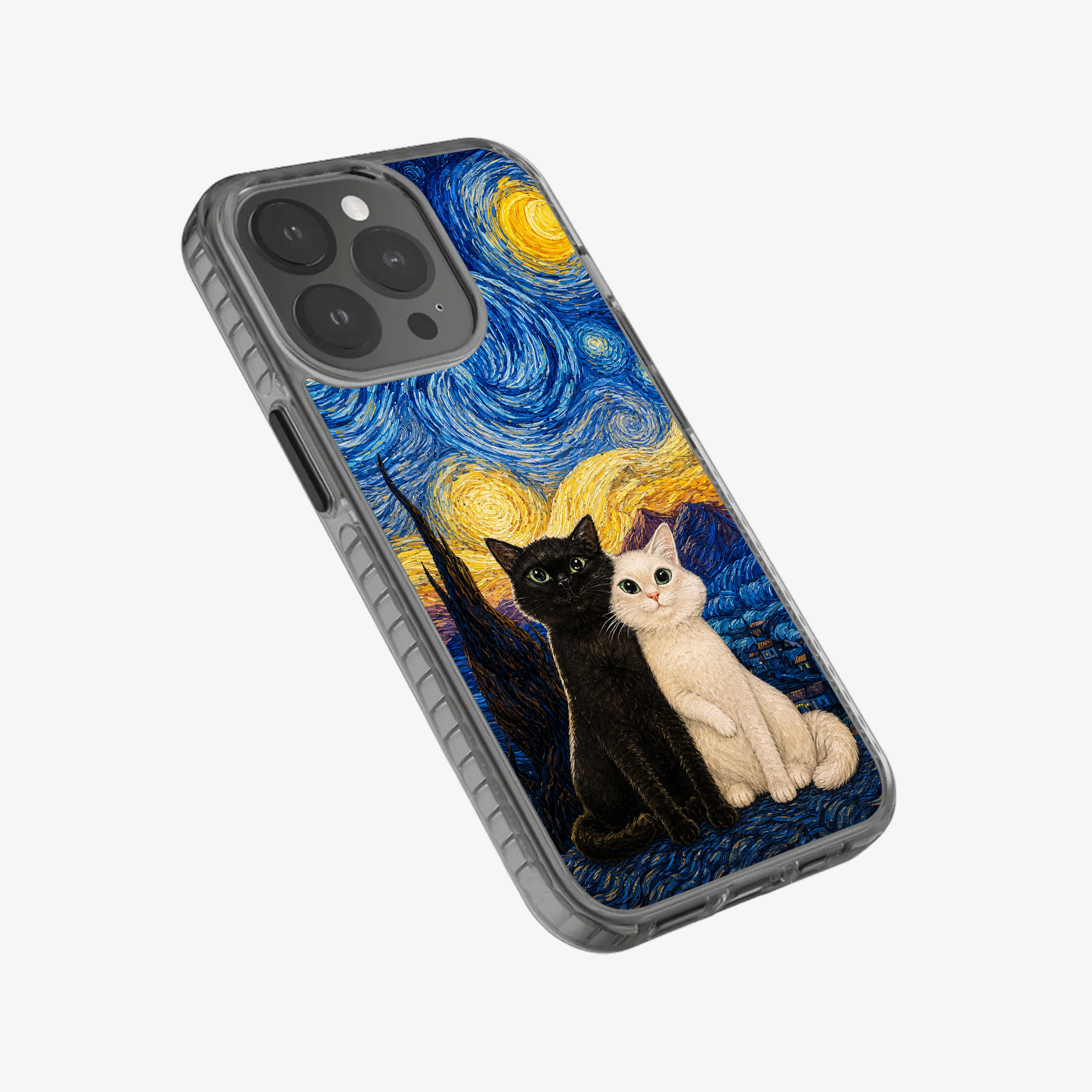 Two Cats One Moon Phone Case