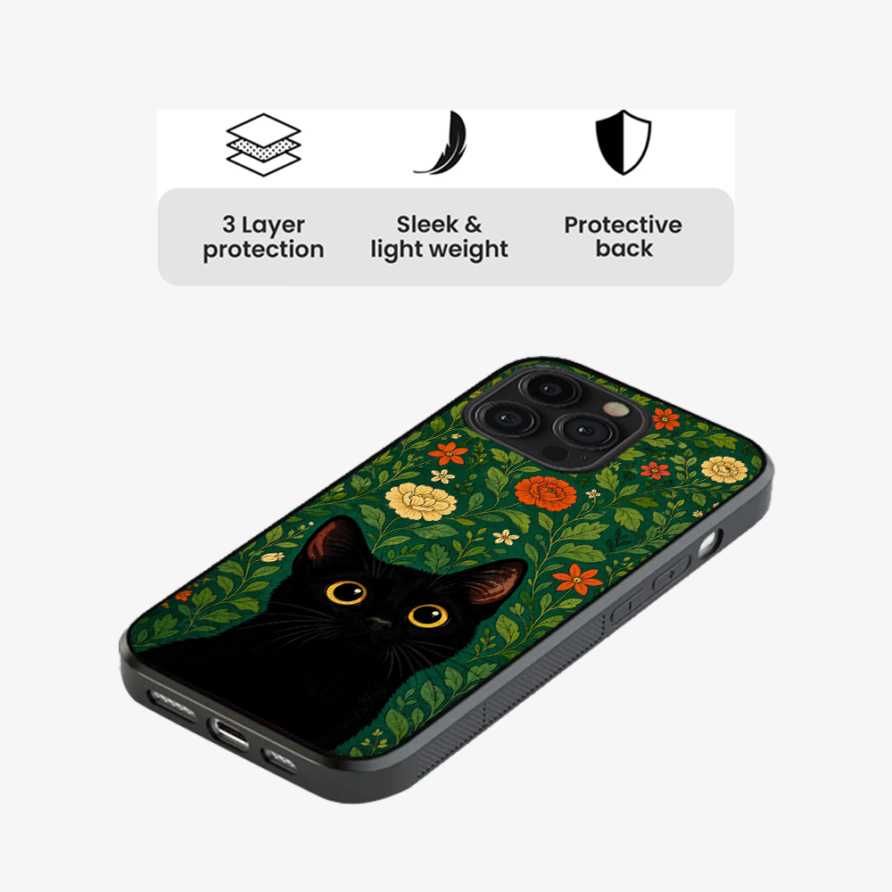 Bloom Where The Cat Is Phone Case