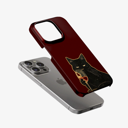 Sip Happens Cat Phone Case