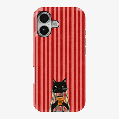 Red Stripe Society Phone Case