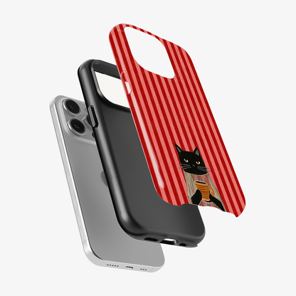 Red Stripe Society Phone Case