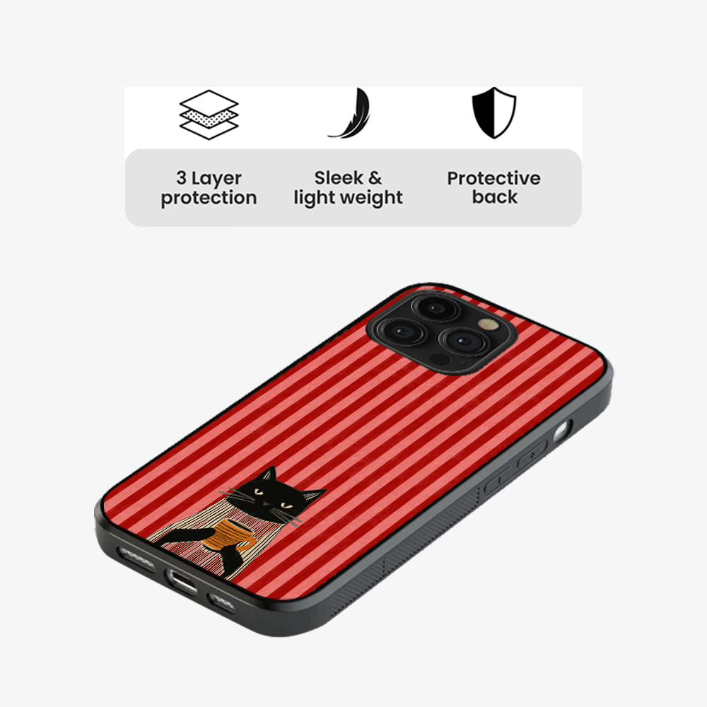Red Stripe Society Phone Case