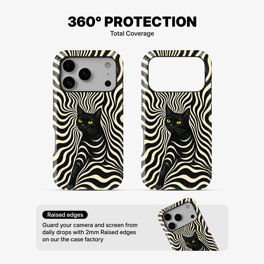 Hypno Cat Phone Case
