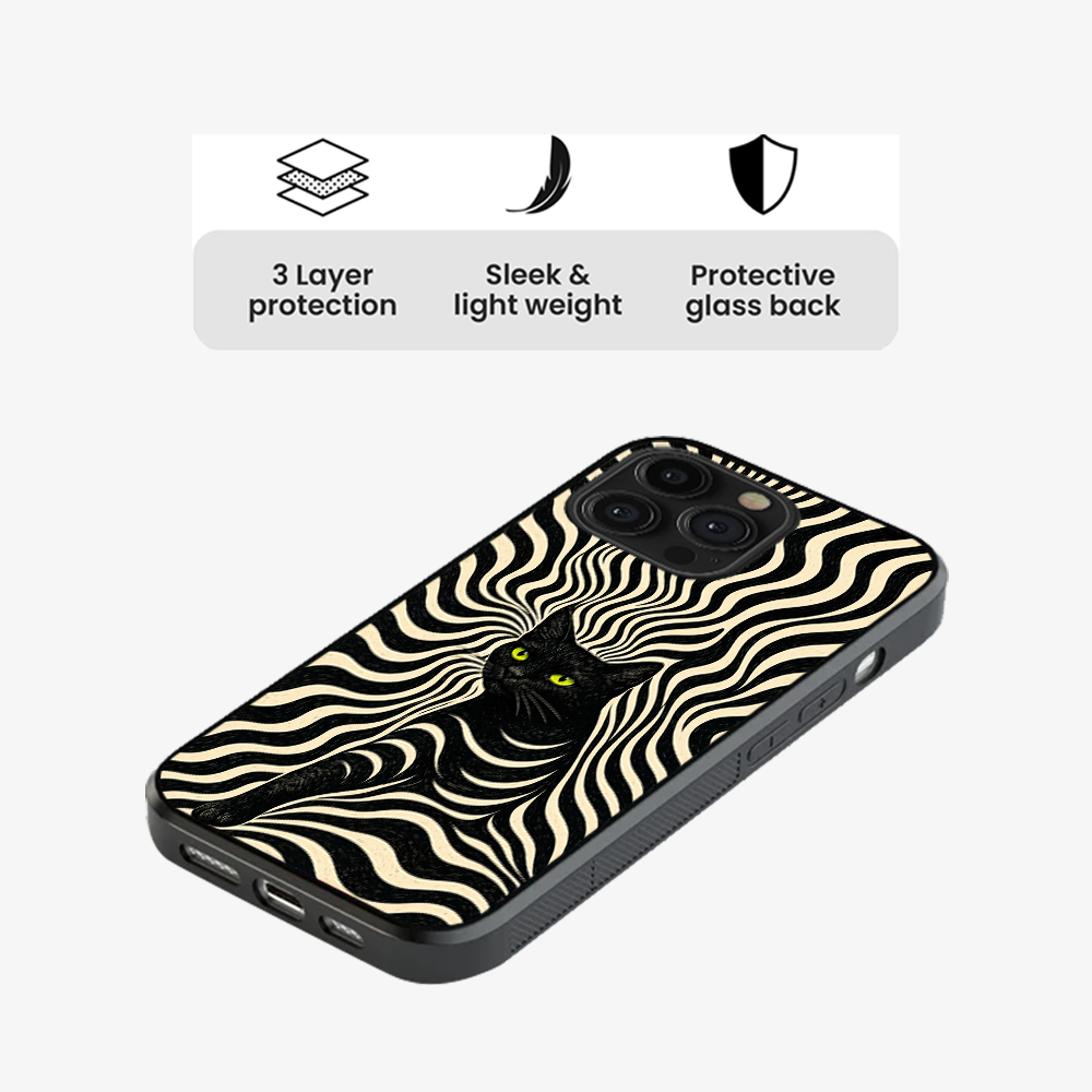 Hypno Cat Phone Case
