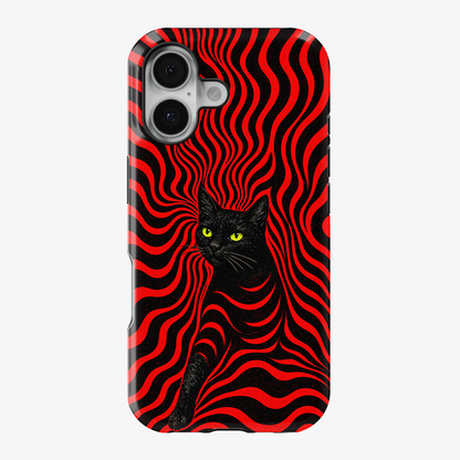 Red Alert Cat Phone Case