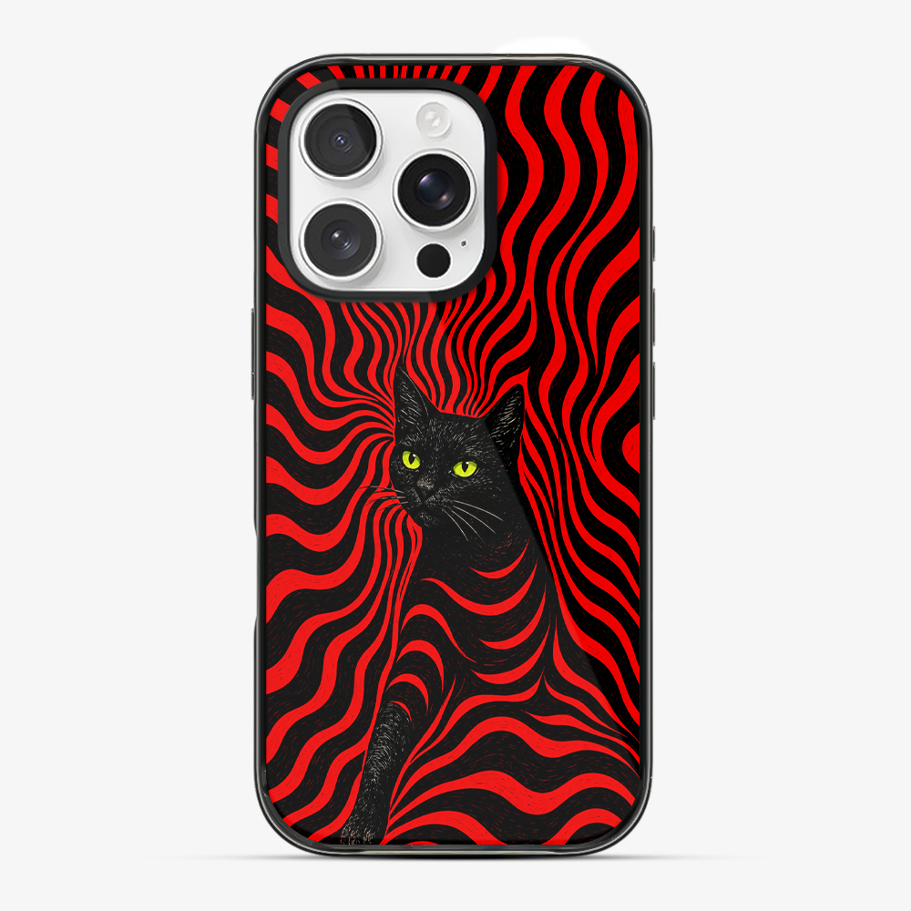 Red Alert Cat Phone Case