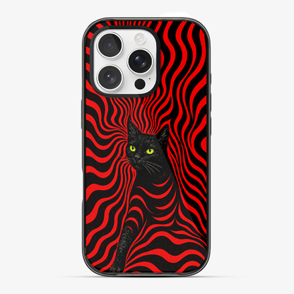 Red Alert Cat Phone Case