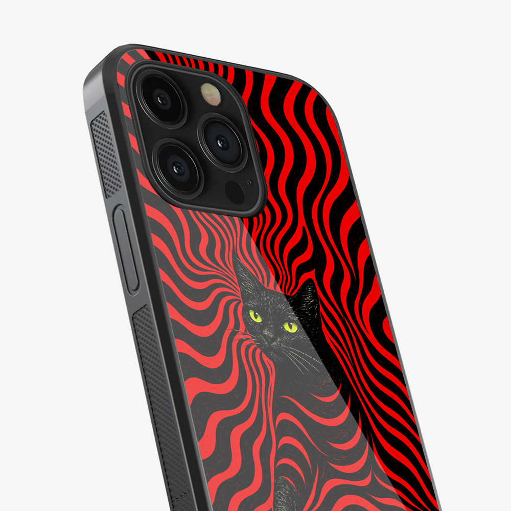 Red Alert Cat Phone Case