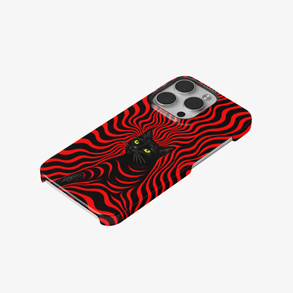 Red Alert Cat Phone Case
