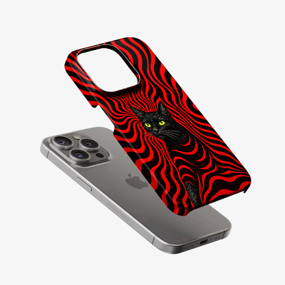 Red Alert Cat Phone Case
