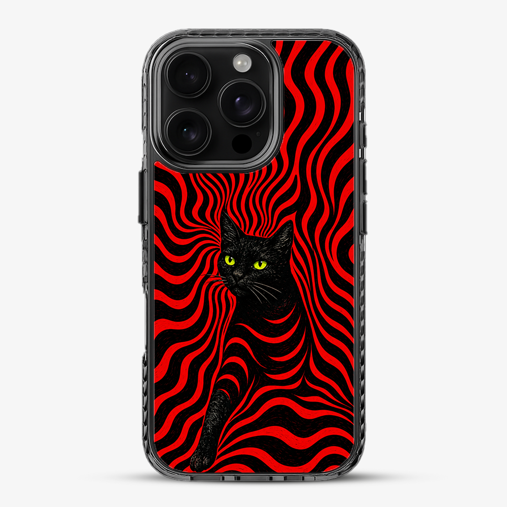 Red Alert Cat Phone Case