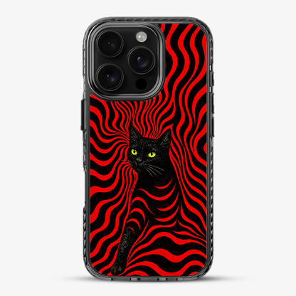 Red Alert Cat Phone Case